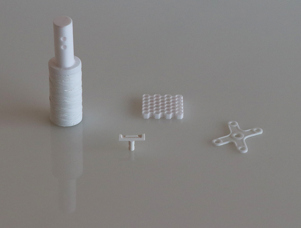 Komponenten für den Ofeneinsatz, hergestellt im 3D-Druckverfahren