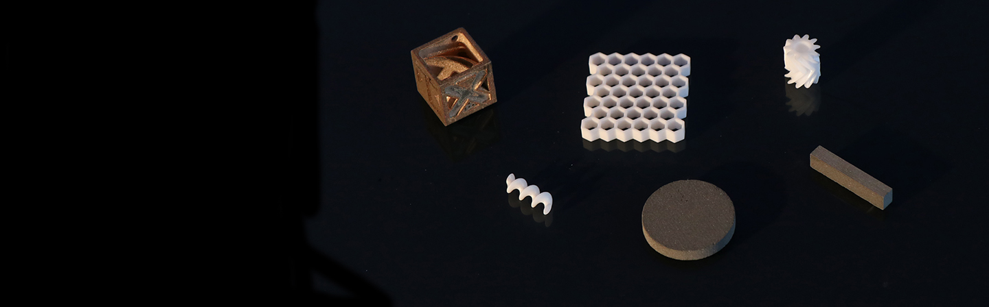 3D-gedruckte Bauteile aus Metallkeramik