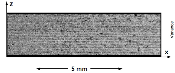 CT analysis of a 3D printed component