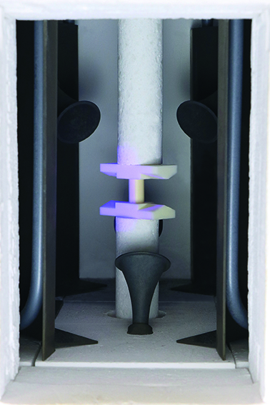 Measuring set-up for determining viscous parameters under cyclic load